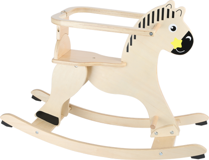 Rocking Horse with Protective Ring  